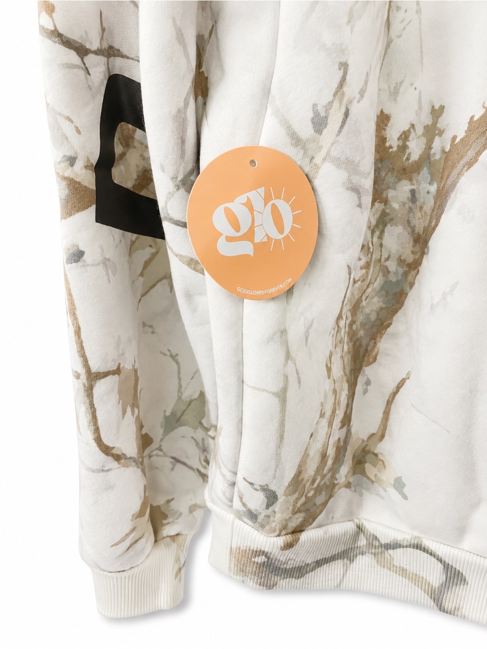 “Redeemed” Galatians 3:13 Camo Hoodie – Size Small - Picture 4 of 5